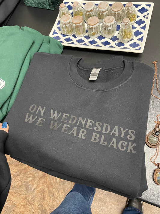 On Wednesdays we wear black