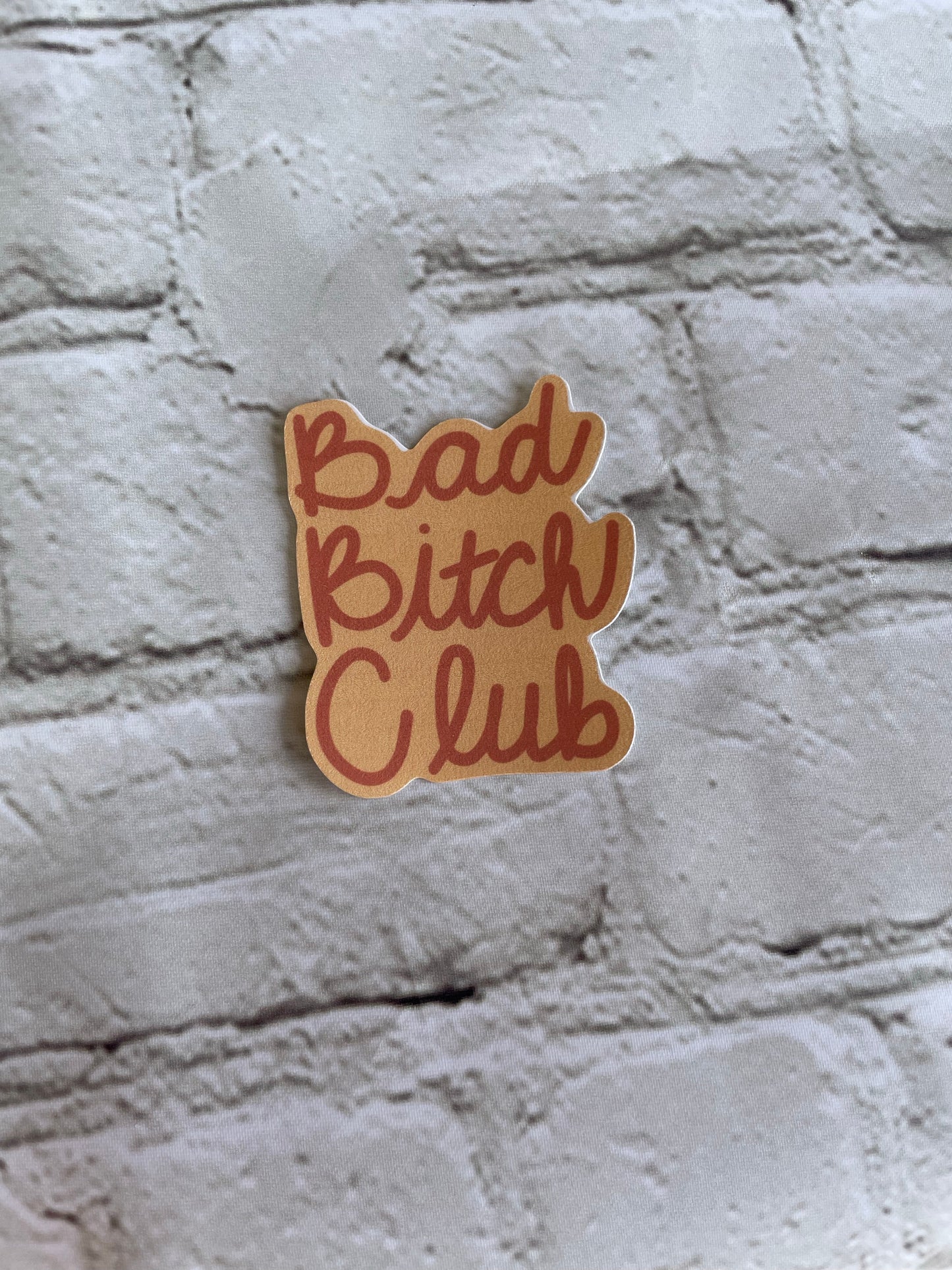 Bad bitch club sticker