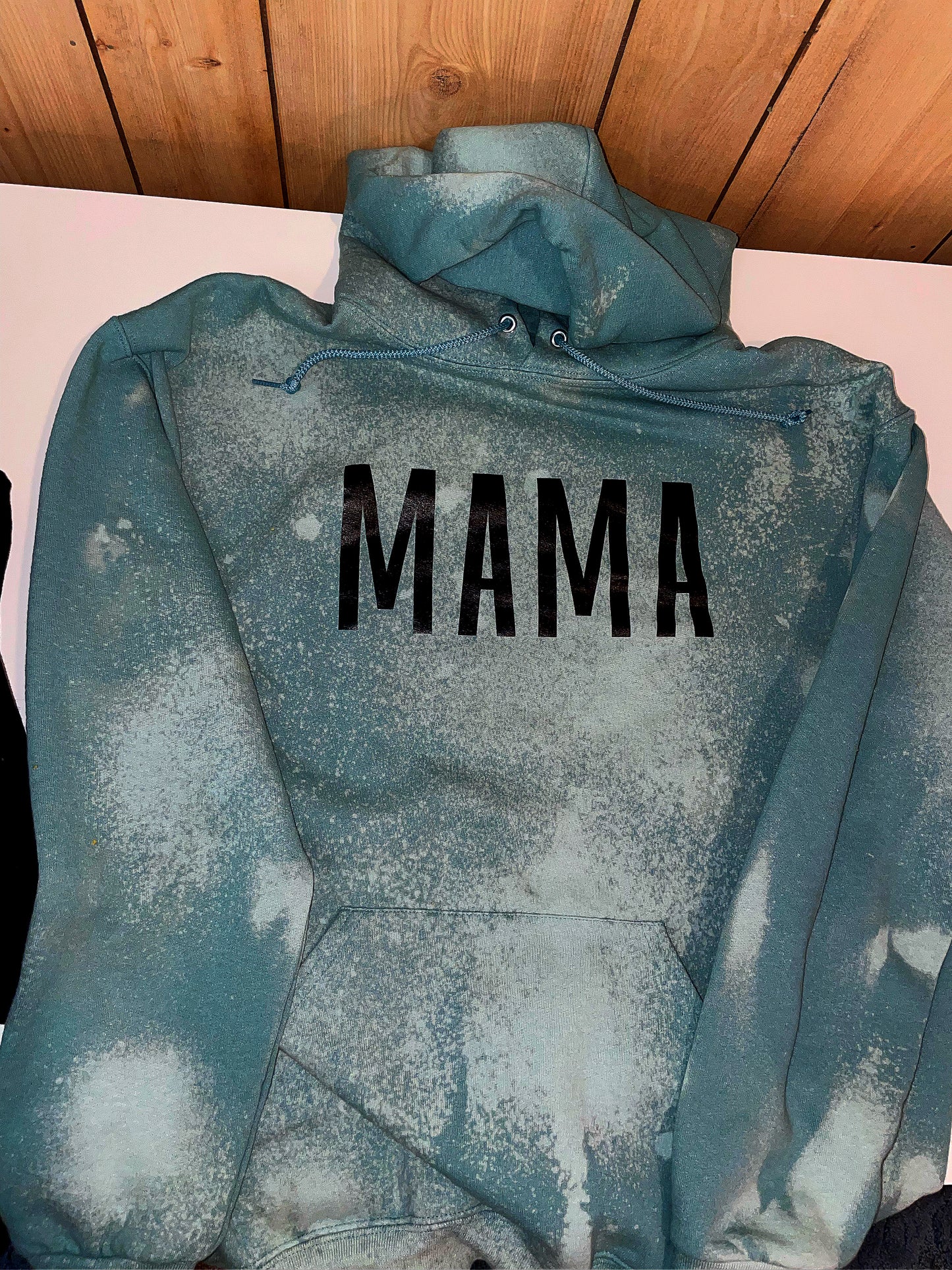 Mama bleached hoodie